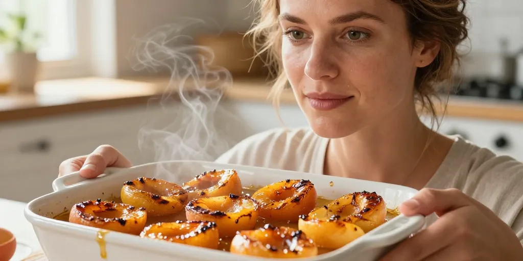 abricots rôtis au four