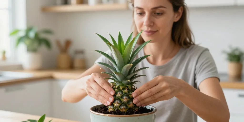 pousse d ananas