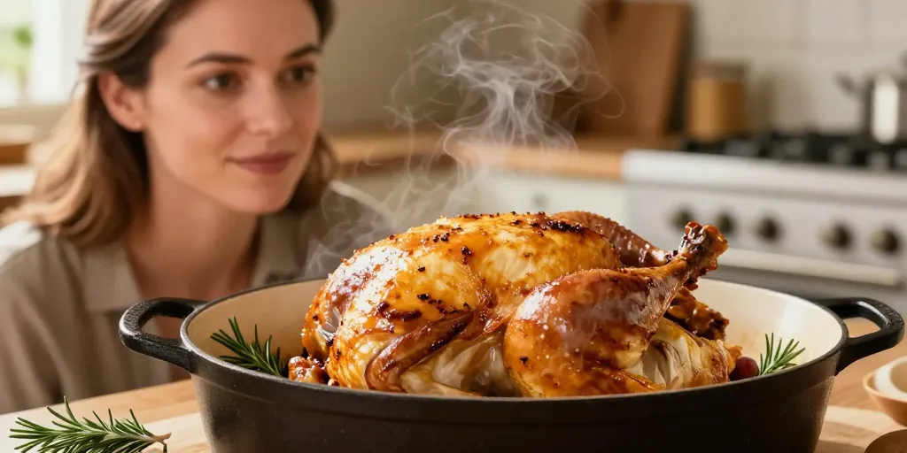 Temps cuisson poulet cocotte : la durée idéale pour une chair toujours tendre