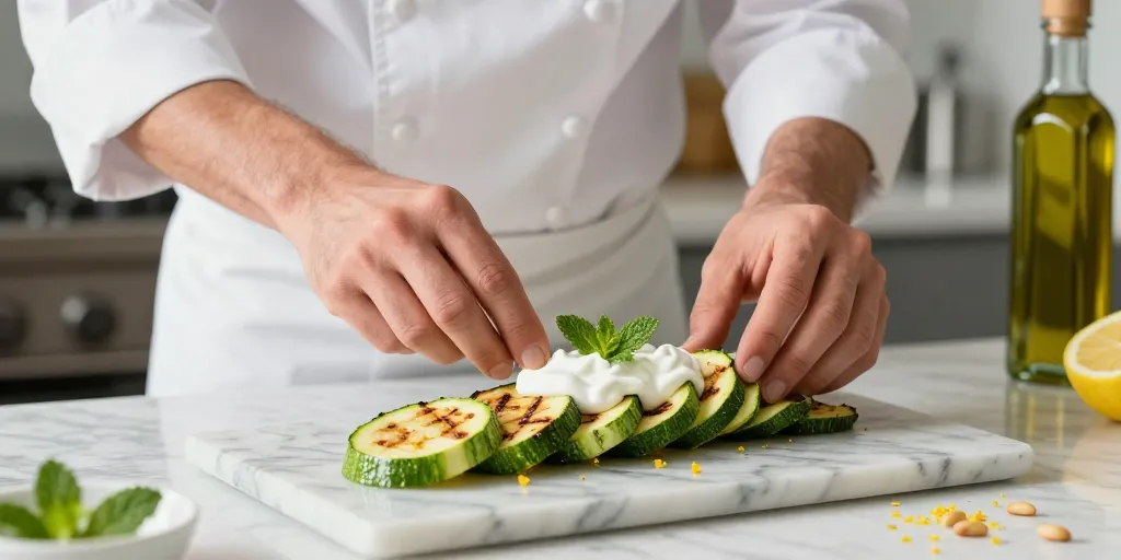 Recette courgette Ottolenghi : la technique pour des saveurs et textures équilibrées
